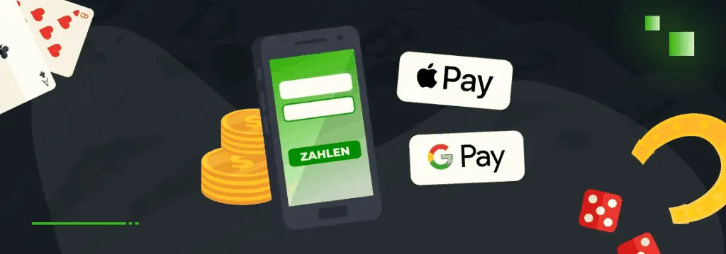 Einzahlungen im Online Casino mit Apple Pay und Google Pay Online Casino Zahlung mit Apple Pay und Google Pay